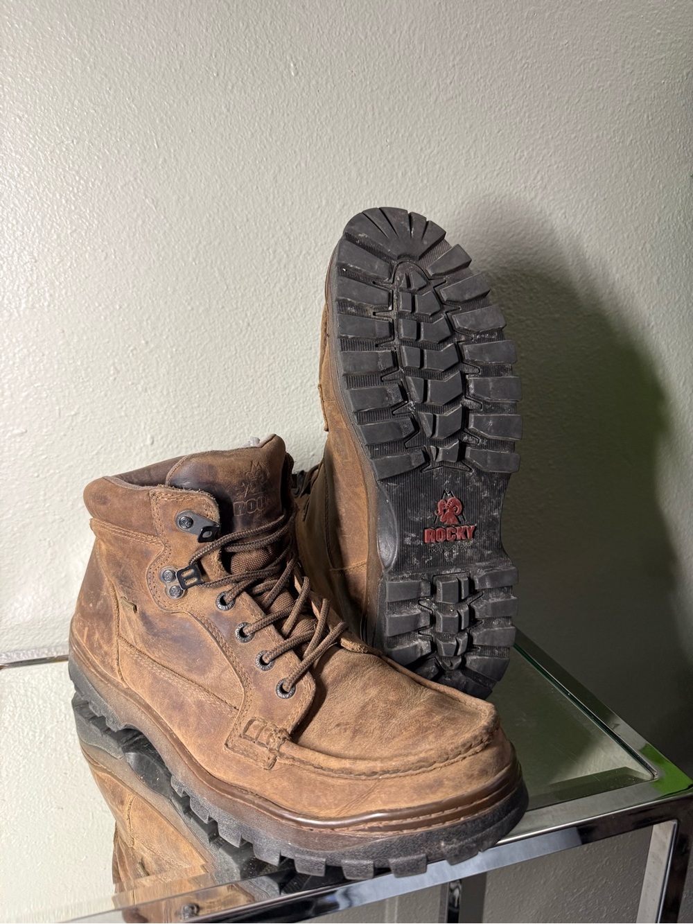 Rocky Outback 8723 GTX Gore-Tex Waterproof Leather Boots Men’s Size 11 M
